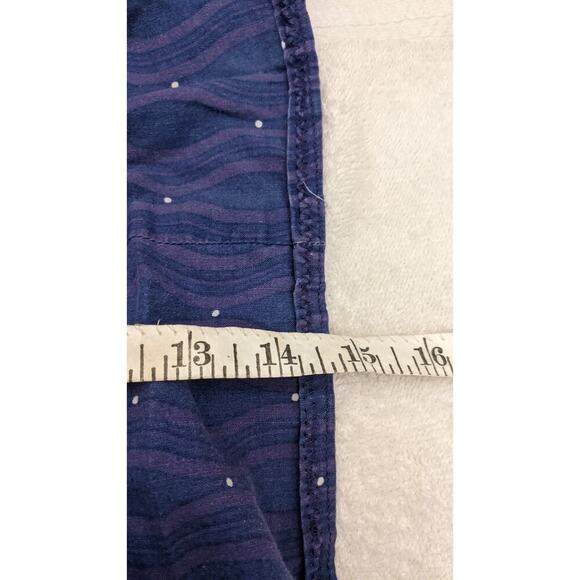 Ruffle skirt with wolf graphic, blue & purple layers, handmade, xs, animalcore - Picture 7 of 8